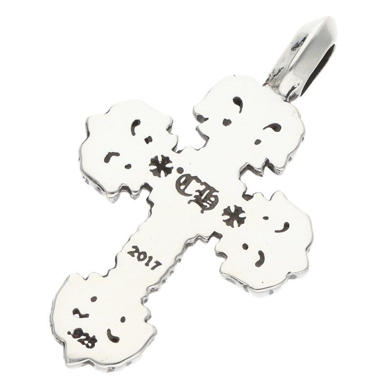 Chrome Hearts Charm Filigree Tiny Silver Necklace Top — view 2
