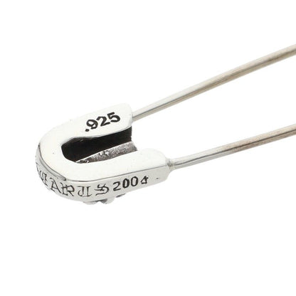 Chrome Hearts Safetypin LG Large Safety Pin 1 Diamond Silver Necklace Top — view 4