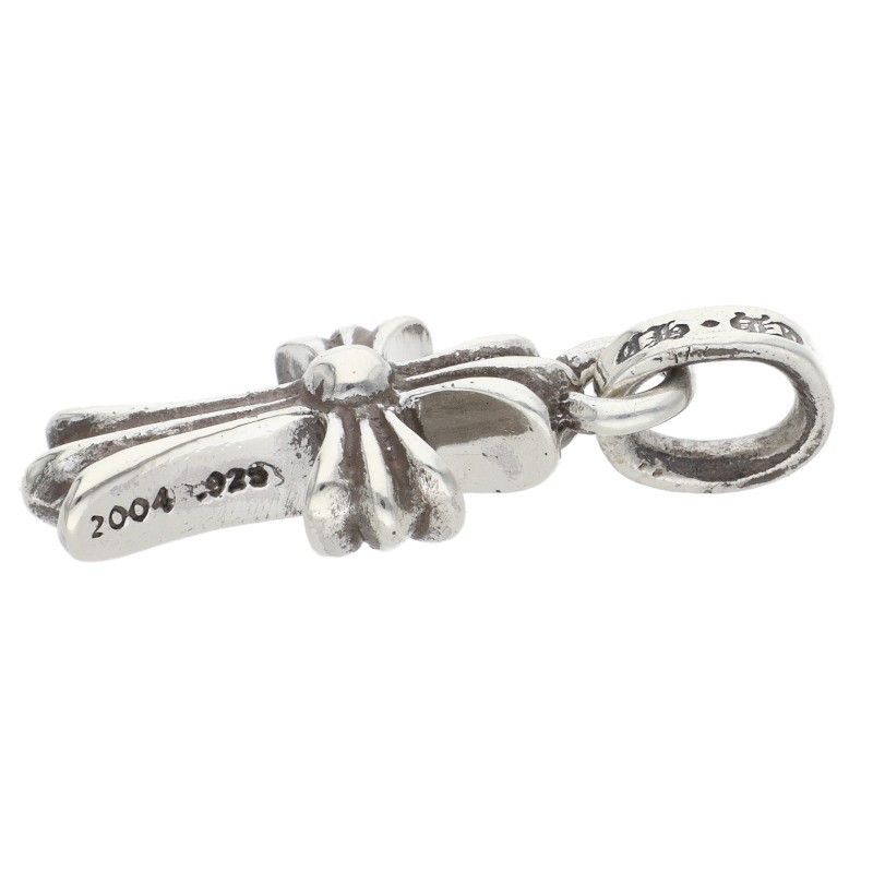 Chrome Hearts Crs Baby Fat Charm Silver Necklace Top — view 4