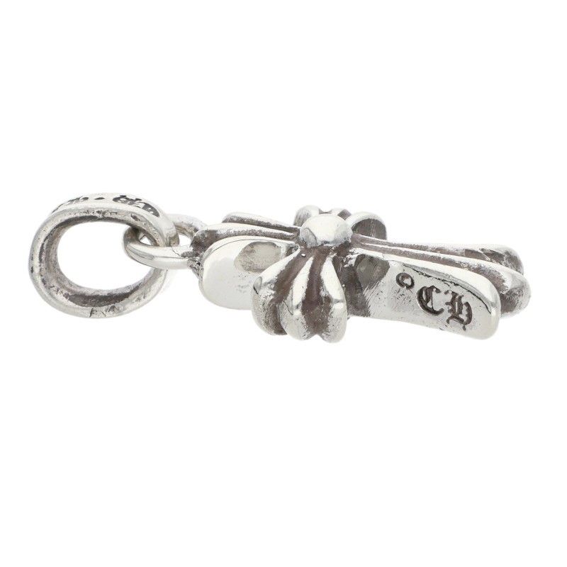 Chrome Hearts Crs Baby Fat Charm Silver Necklace Top — view 3