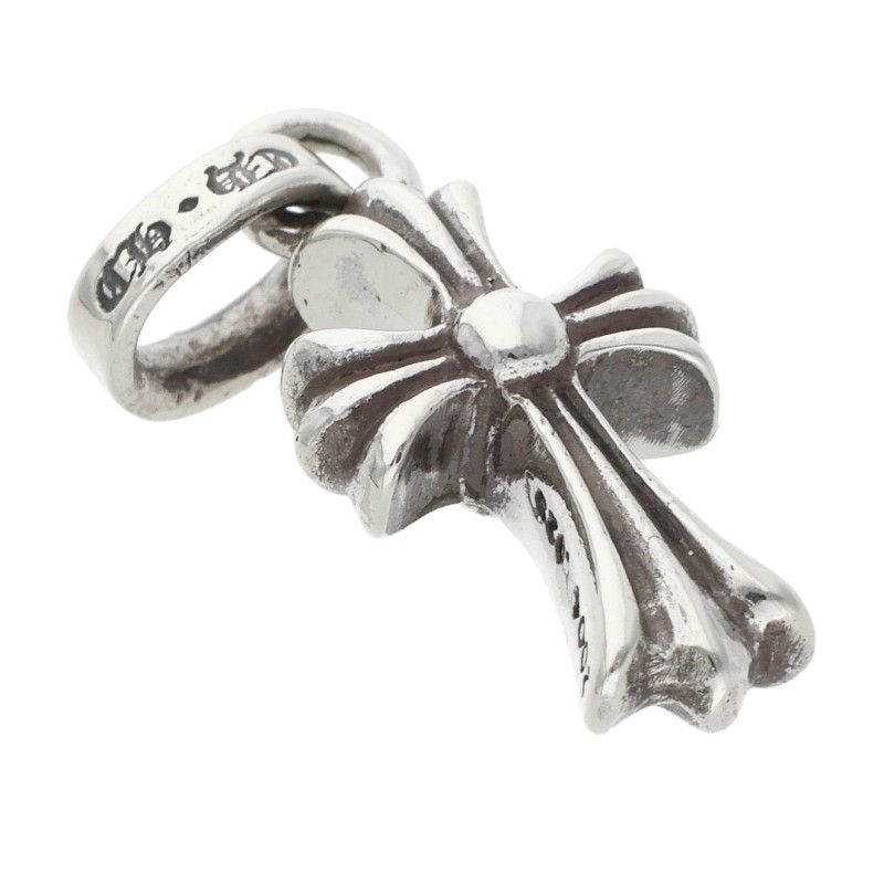 Chrome Hearts Crs Baby Fat Charm Silver Necklace Top — view 5