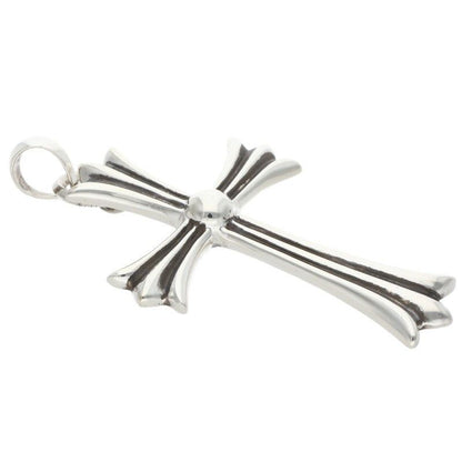 Chrome Hearts CH Crs LG Bale Large CH Cross Silver Necklace Top — view 5