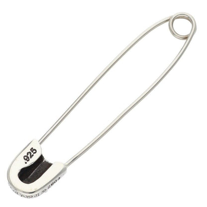 Chrome Hearts Safetypin LG Large Safety Pin 1 Diamond Silver Necklace Top — view 2