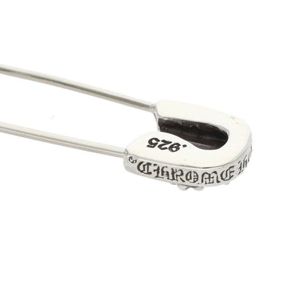 Chrome Hearts Safetypin LG Large Safety Pin 1 Diamond Silver Necklace Top — view 4