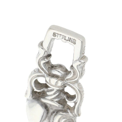 Chrome Hearts Dagger Heart Pendant Silver Necklace — view 5