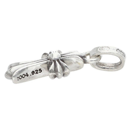 Chrome Hearts Crs Baby Fat Charm Silver Necklace Top — view 4