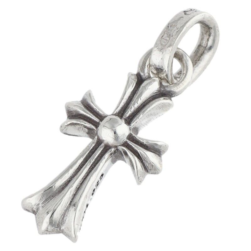 Chrome Hearts Crs Baby Fat Charm Silver Necklace Top