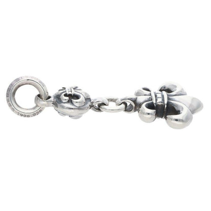 Chrome Hearts BS Fleur BS Charm Silver Necklace Top — view 4
