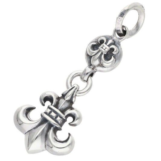Chrome Hearts BS Fleur BS Charm Silver Necklace Top