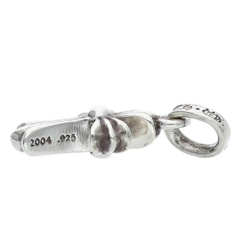 Chrome Hearts Crs Baby Fat Charm Silver Necklace Top — view 4