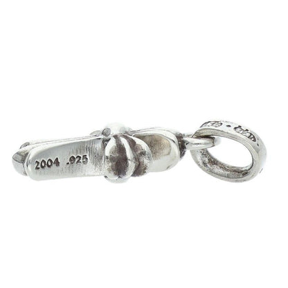 Chrome Hearts Crs Baby Fat Charm Silver Necklace Top — view 4