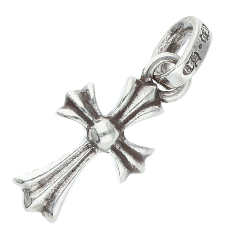Chrome Hearts Crs Baby Fat Charm Silver Necklace Top