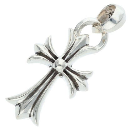 Chrome Hearts CH Crs Sml Bale Small CH Cross Silver Necklace Top