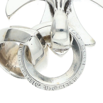 Chrome Hearts CH Crs Sml Bale Small CH Cross Silver Necklace Top — view 4