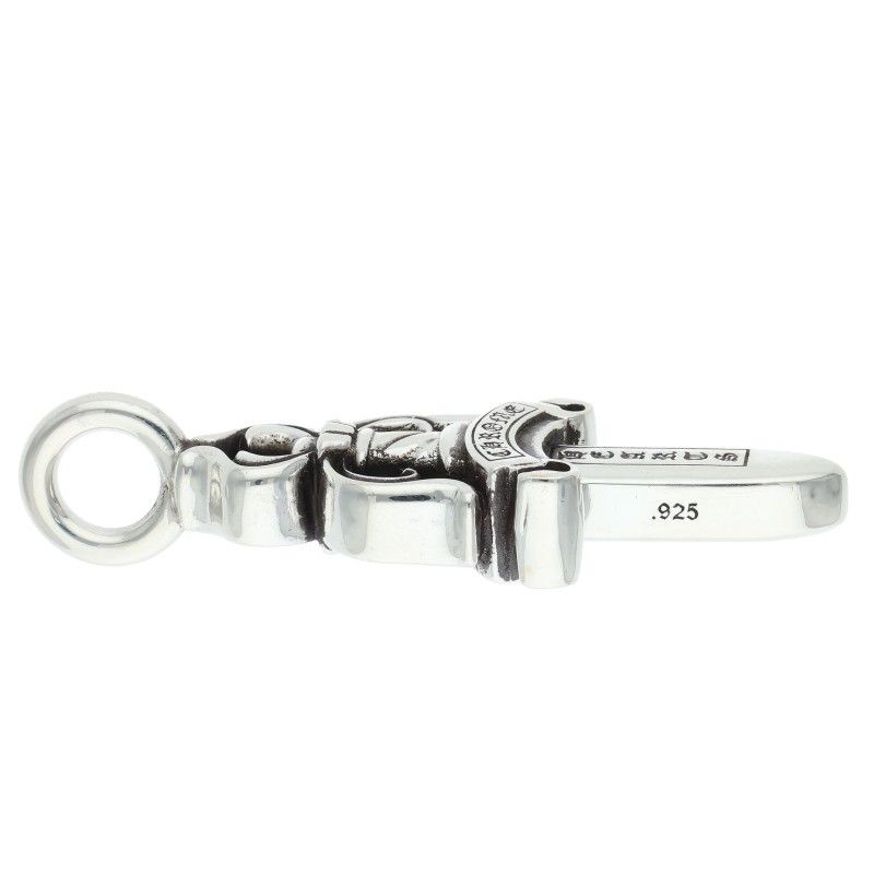 Chrome Hearts Double Dagger Pendant Silver Necklace — view 5