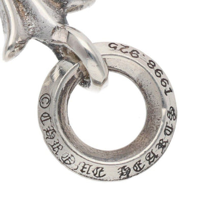 Chrome Hearts Tiny CH Cross Charm Silver Necklace Top — view 3