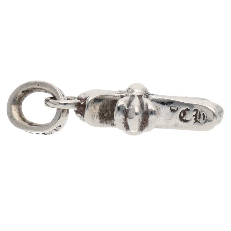 Chrome Hearts Crs Baby Fat Charm Silver Necklace Top — view 3