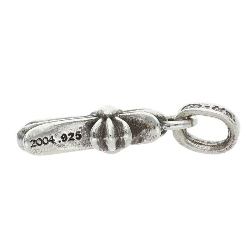Chrome Hearts Crs Baby Fat Charm Silver Necklace Top — view 4