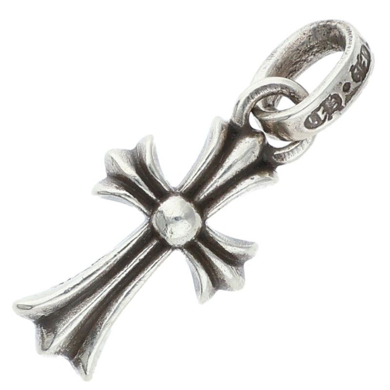 Chrome Hearts Crs Baby Fat Charm Silver Necklace Top