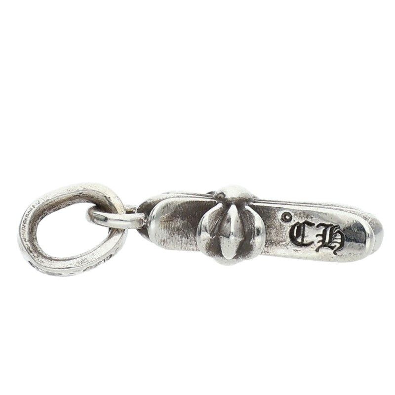 Chrome Hearts Crs Baby Fat Charm Silver Necklace Top — view 3