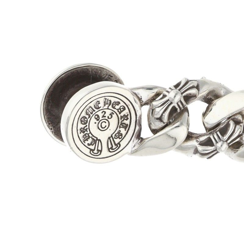 Chrome Hearts Fncy Chn Lnk Fancy Link Clip Silver Bracelet — view 3