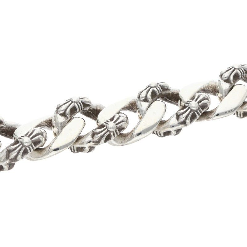 Chrome Hearts Fncy Chn Lnk Fancy Link Clip Silver Bracelet — view 5