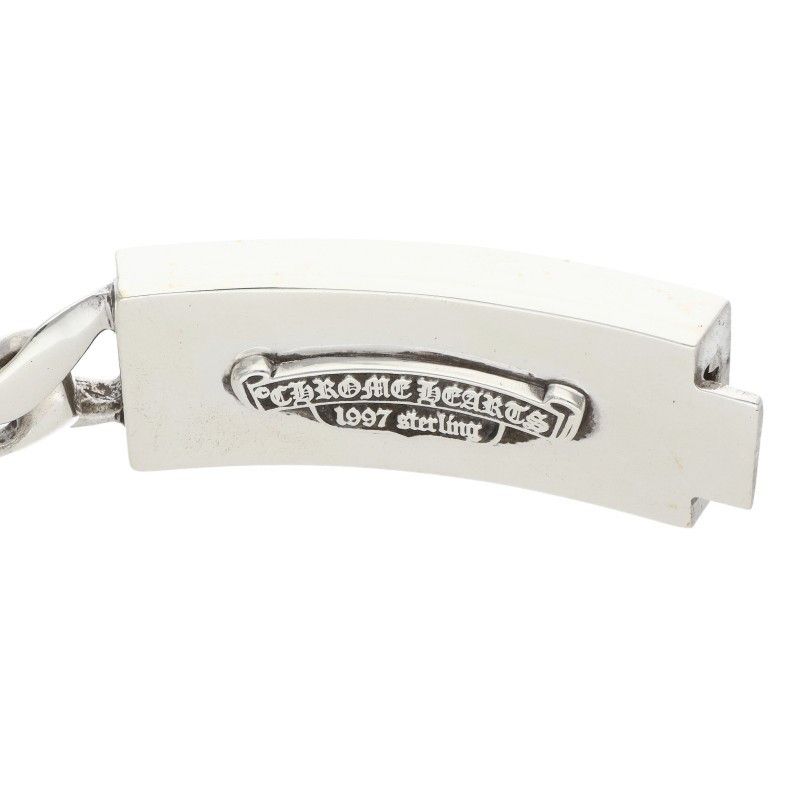 Chrome Hearts ID Floral Crs Cross ID Classic Silver Bracelet — view 3