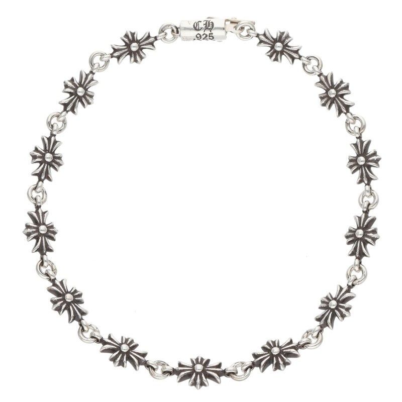 Chrome Hearts Tny CH Pls Tiny Ech Plus Silver Bracelet