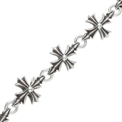 Chrome Hearts CO CH Plus Cutout Silver Bracelet — view 5