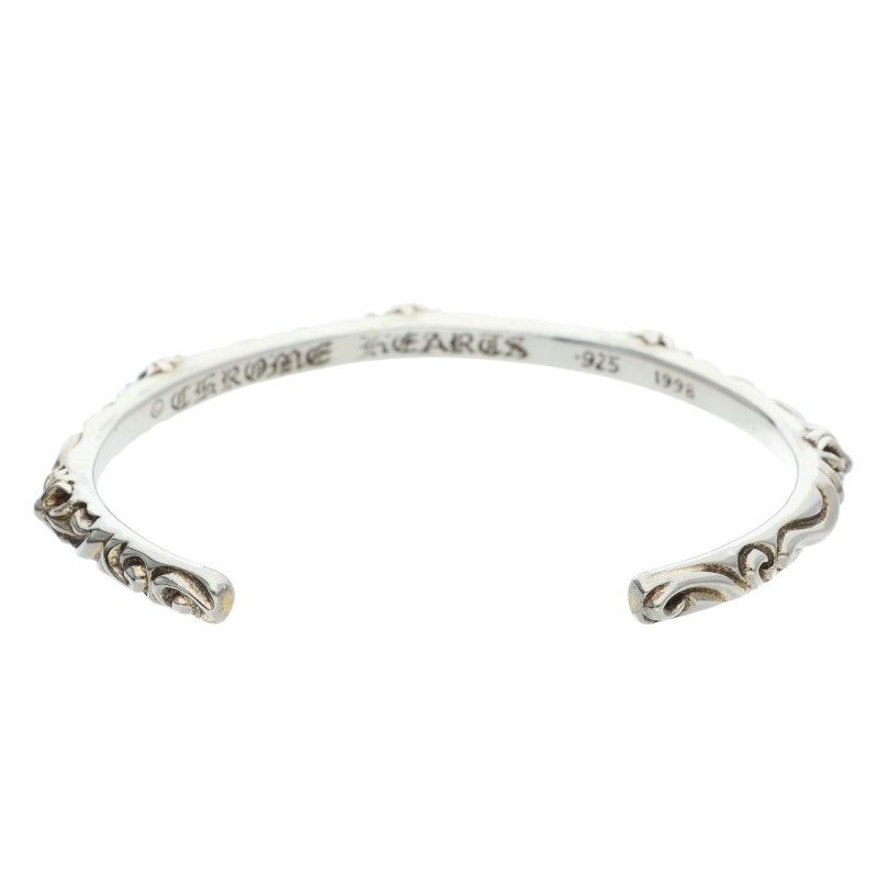 Chrome Hearts Bangle Sbt Band Silver Bracelet — view 2