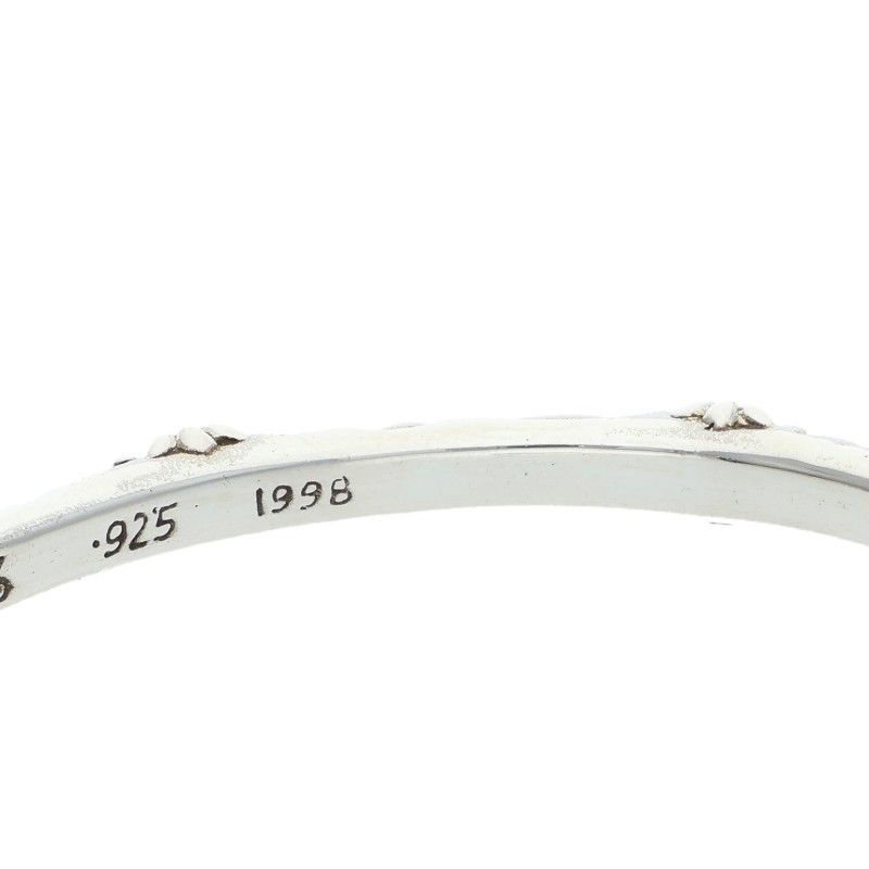 Chrome Hearts Bangle Sbt Band Silver Bracelet — view 4