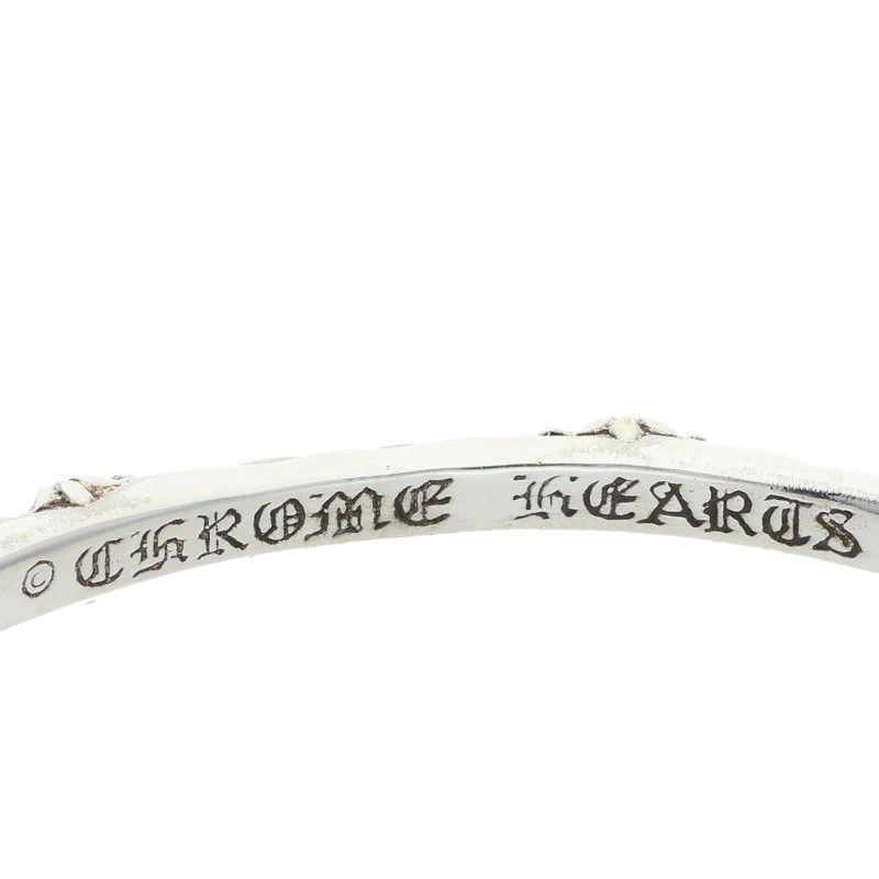 Chrome Hearts Bangle Sbt Band Silver Bracelet — view 3