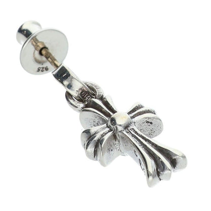 Chrome Hearts Bby Pprchn Baby Fat Drop Silver Earrings — view 5