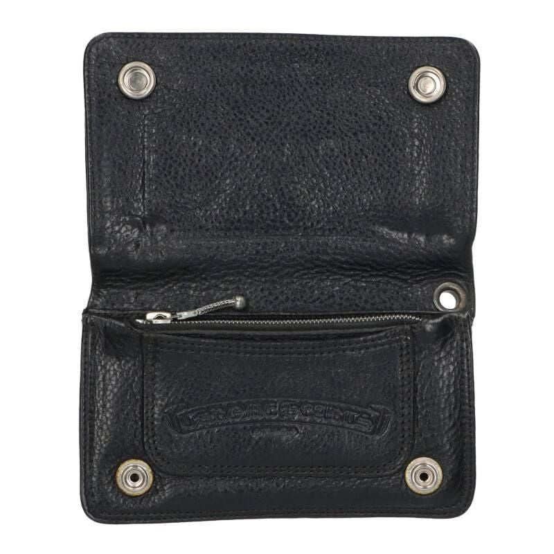 Chrome Hearts Cross Patch 1 Zip Button with Leather Wallet — view 3