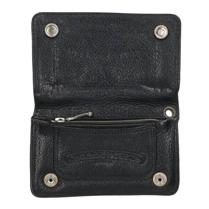 Chrome Hearts Cross Patch 1 Zip Button with Leather Wallet — view 3