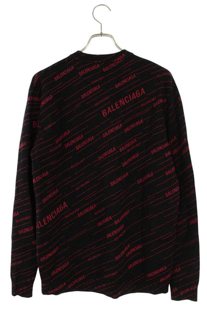 Balenciaga Diagonal Logo Knit Sweater — view 2