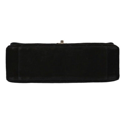 Chanel Suede Calfskin Maxi Chain Shoulder Bag — view 4