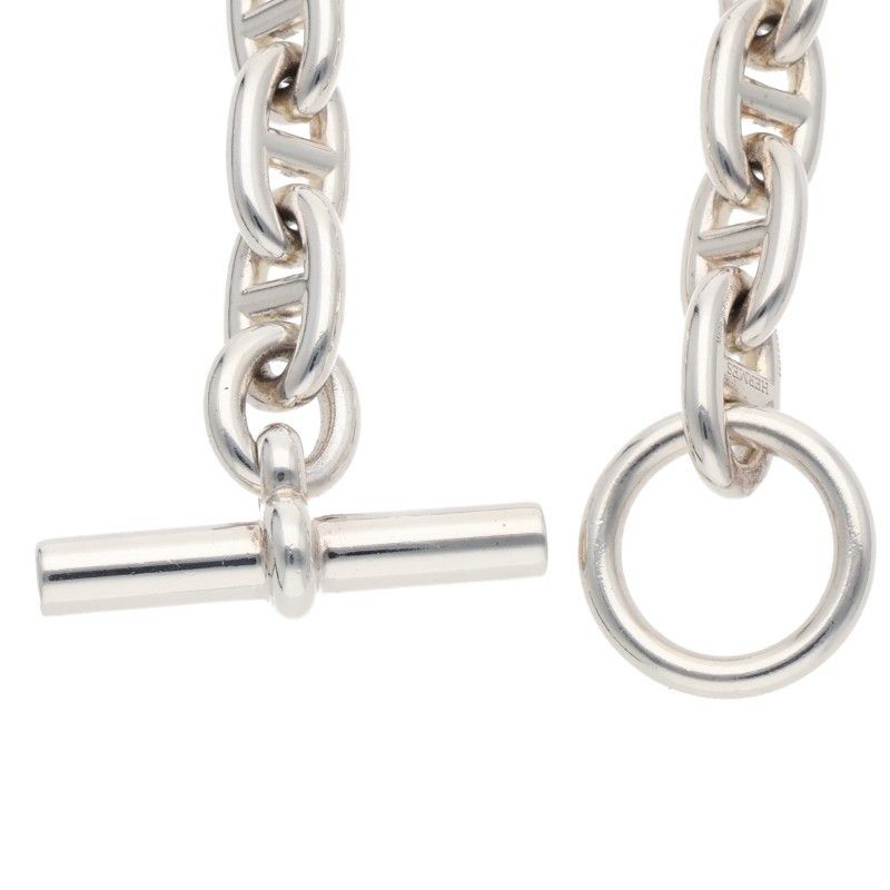 Hermes Chaine D'ancre MM Silver Bracelet — view 4