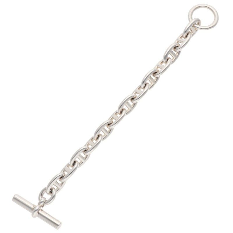 Hermes Chaine D'ancre MM Silver Bracelet — view 2
