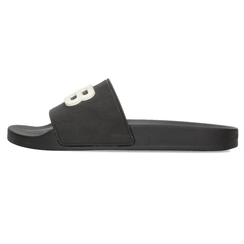 Balenciaga Pool BB Logo Lava Sandals — view 2
