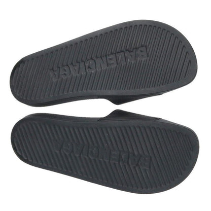 Balenciaga Pool BB Logo Lava Sandals — view 3
