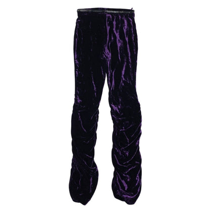 Gucci Kept Horsebit Velour Pants Gathered — view 2