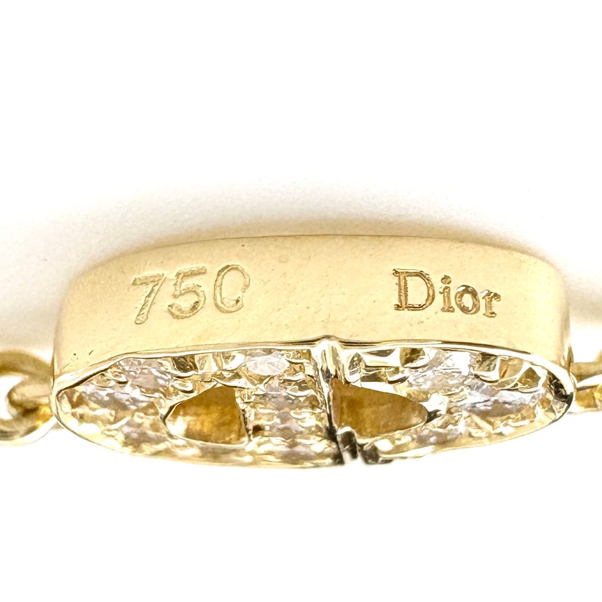 Dior o-le Necklace YG Yellow Gold Pendant 750 — view 6
