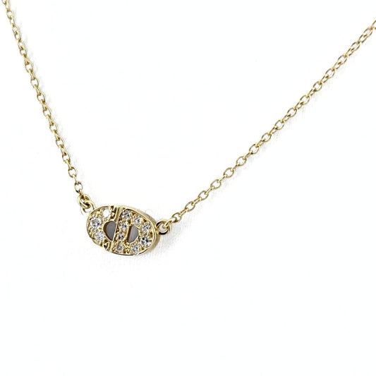 Dior o-le Necklace YG Yellow Gold Pendant 750
