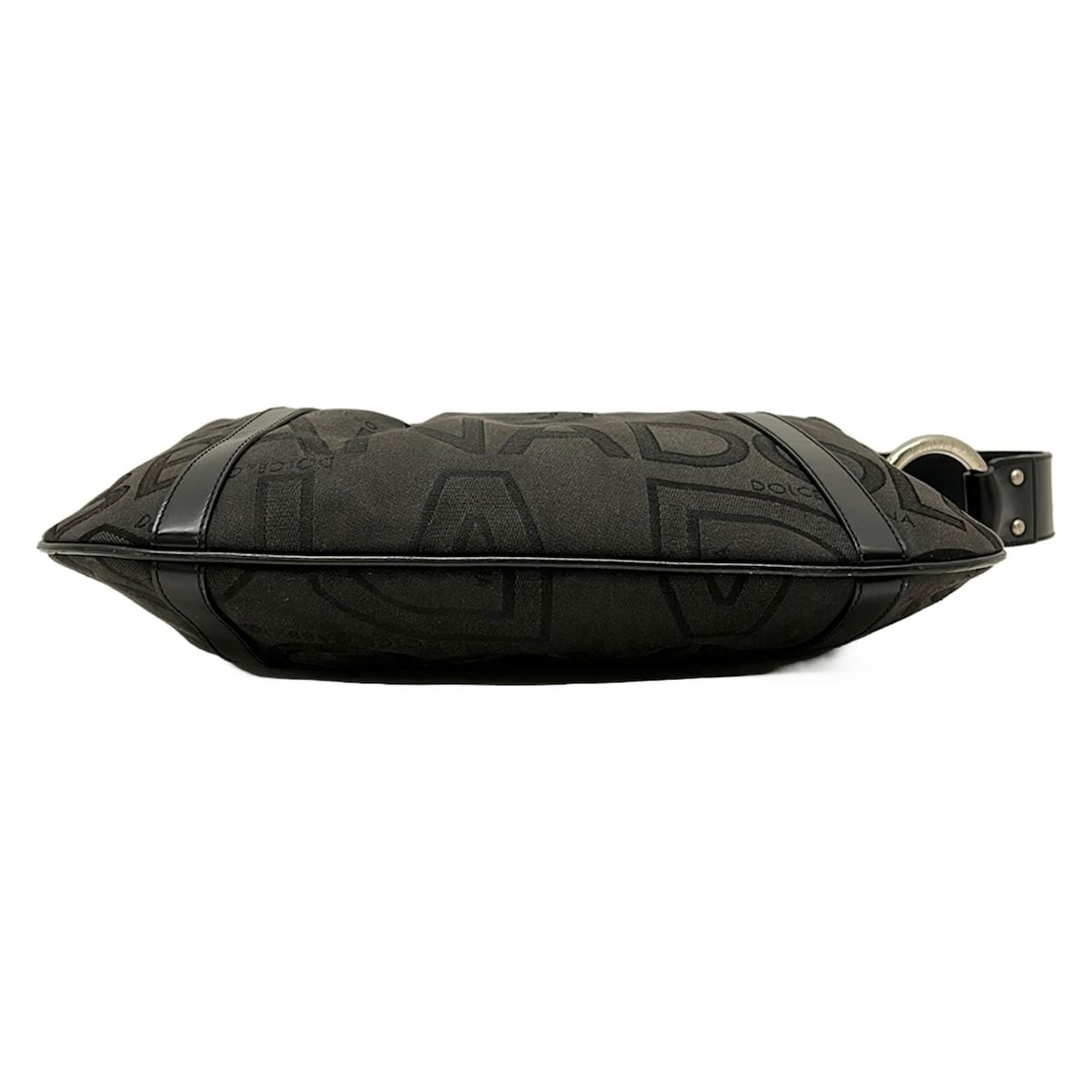 Dolce & Gabbana Shoulder Bag Black Da Ninebrown Linen Leather — view 5