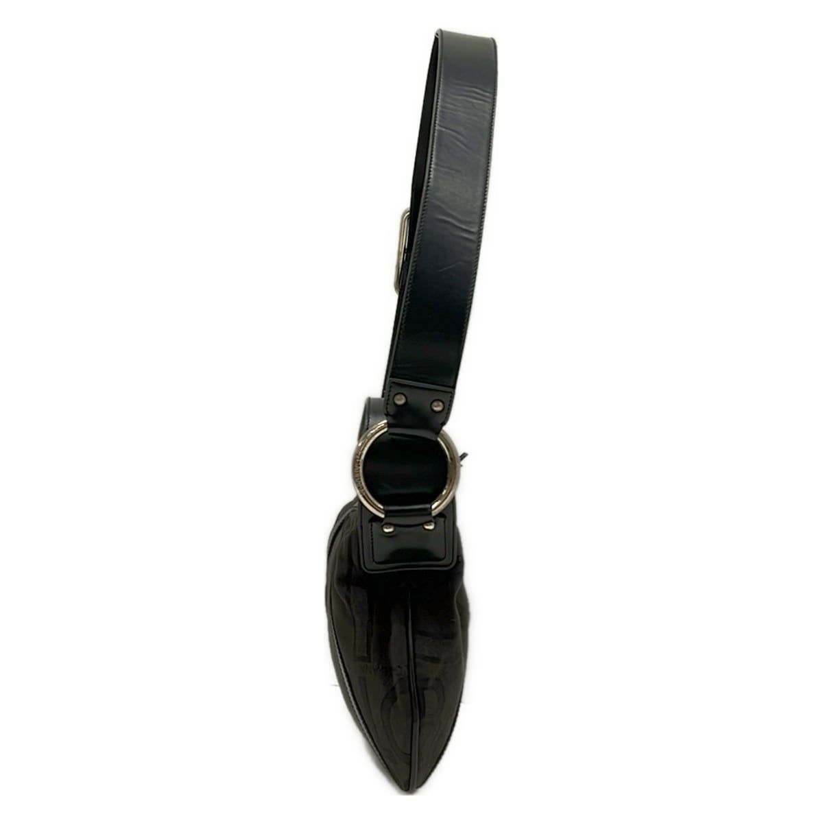 Dolce & Gabbana Shoulder Bag Black Da Ninebrown Linen Leather — view 2