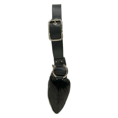 Dolce & Gabbana Shoulder Bag Black Da Ninebrown Linen Leather — view 4