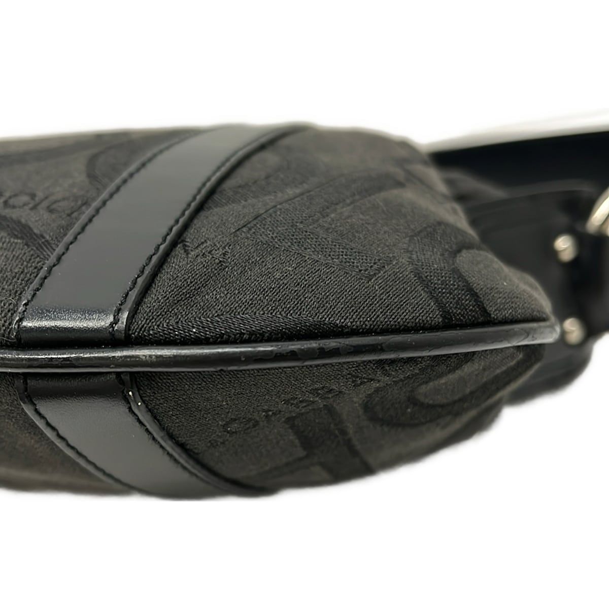 Dolce & Gabbana Shoulder Bag Black Da Ninebrown Linen Leather — view 6