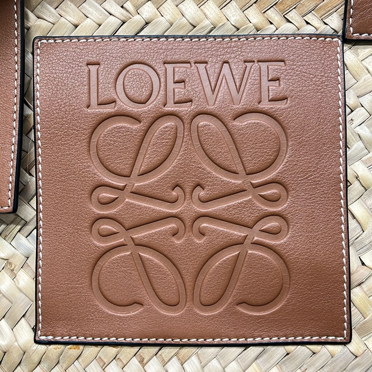 Loewe Tote Beige Brown bag Leather — view 9