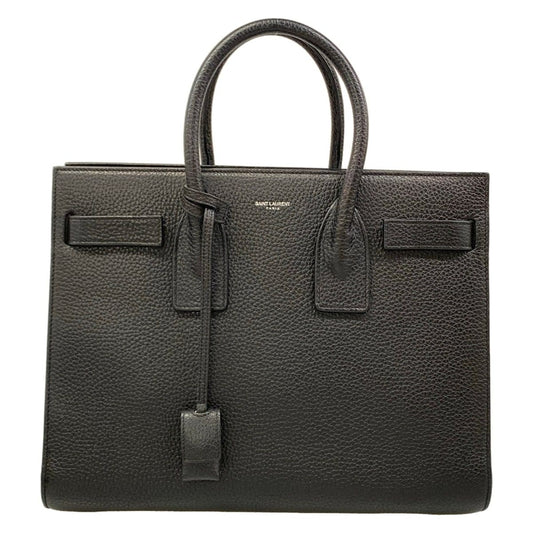 Saint Laurent Paris Tote Sac De Jours Black Leather